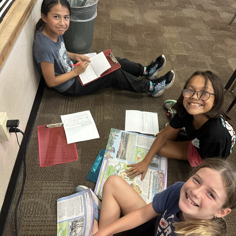 Mrs. Sayler's 5th graders at Beadle have been learning about the Colombian Exchange this week!