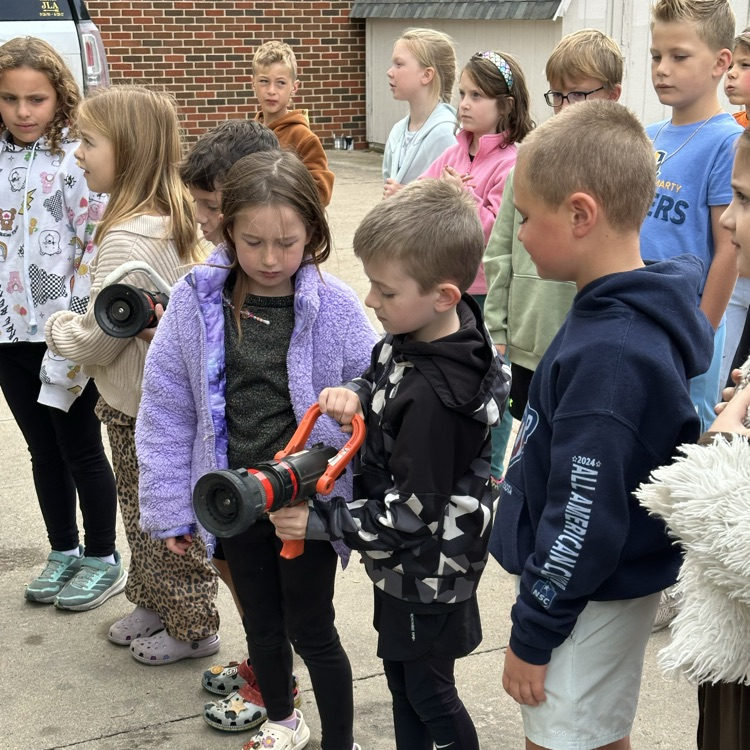 Mrs. Vlasman's Beadle 2nd Graders had a great visit from the Yankton Fire Department!