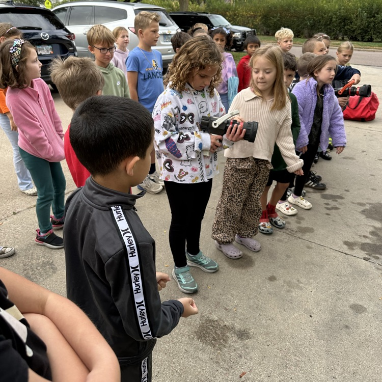 Mrs. Vlasman's Beadle 2nd Graders had a great visit from the Yankton Fire Department!
