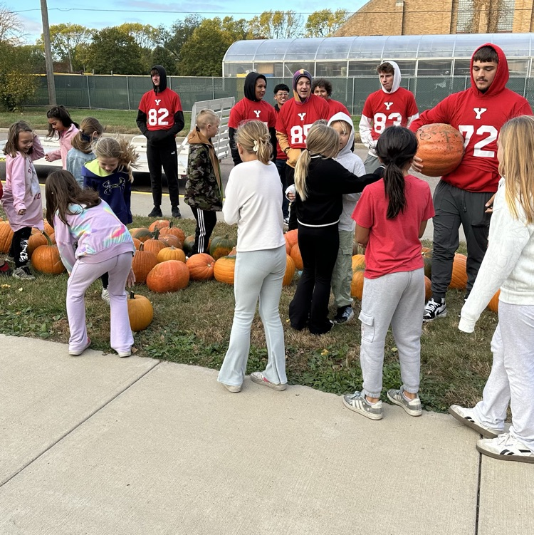 kids with pumpkins
