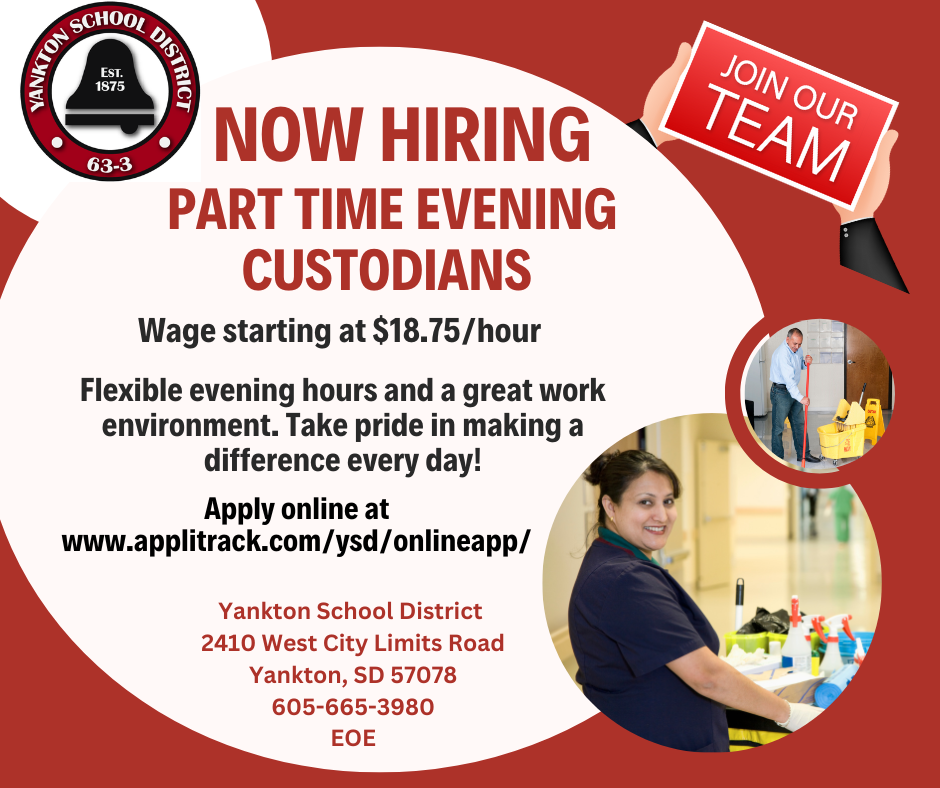 Part Time Custodian Ad  (2)