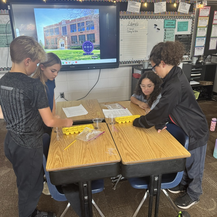 Mrs. Lukkes's 4th graders at Beadle finished their social studies lesson on ancient Ghana by playing a Ghana version of mancala.