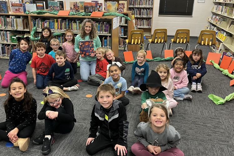 library with Mrs. Fedde