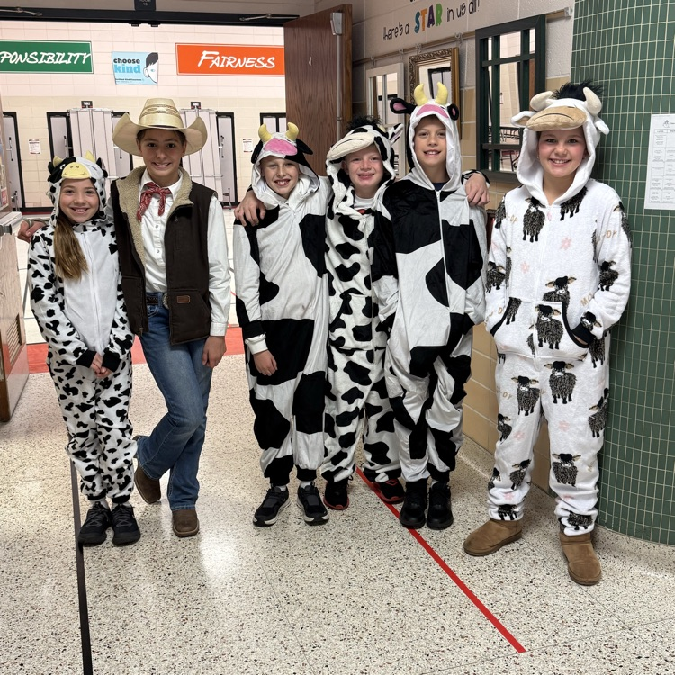 Found a cowgirl and her herd of cattle, roaming the halls of Stewart Elementary. Happy Halloween, from these Stewart Stars. ⭐️