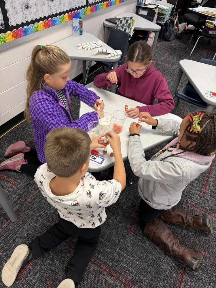 fourth grade pumpkin tower