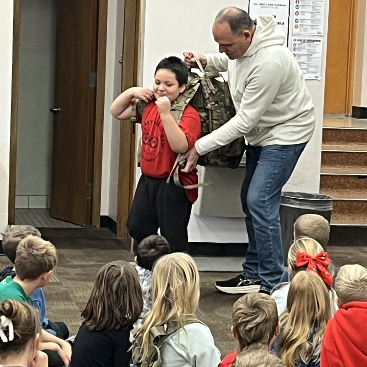 Beadle 2nd Graders say- Thank you to Mr. Schild for a great Veteran's Day presentation... and for your service!