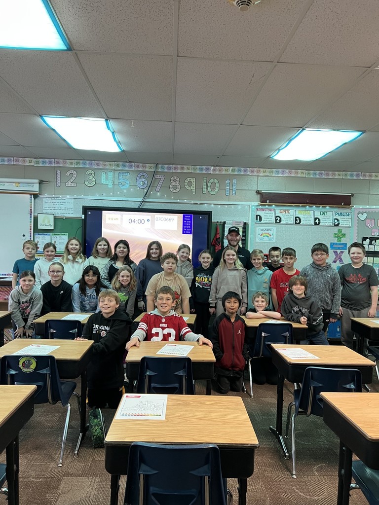 Mr. Wuebben and class 