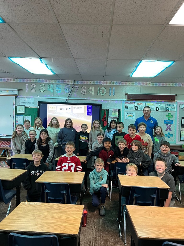 Mr. Stukel and class 