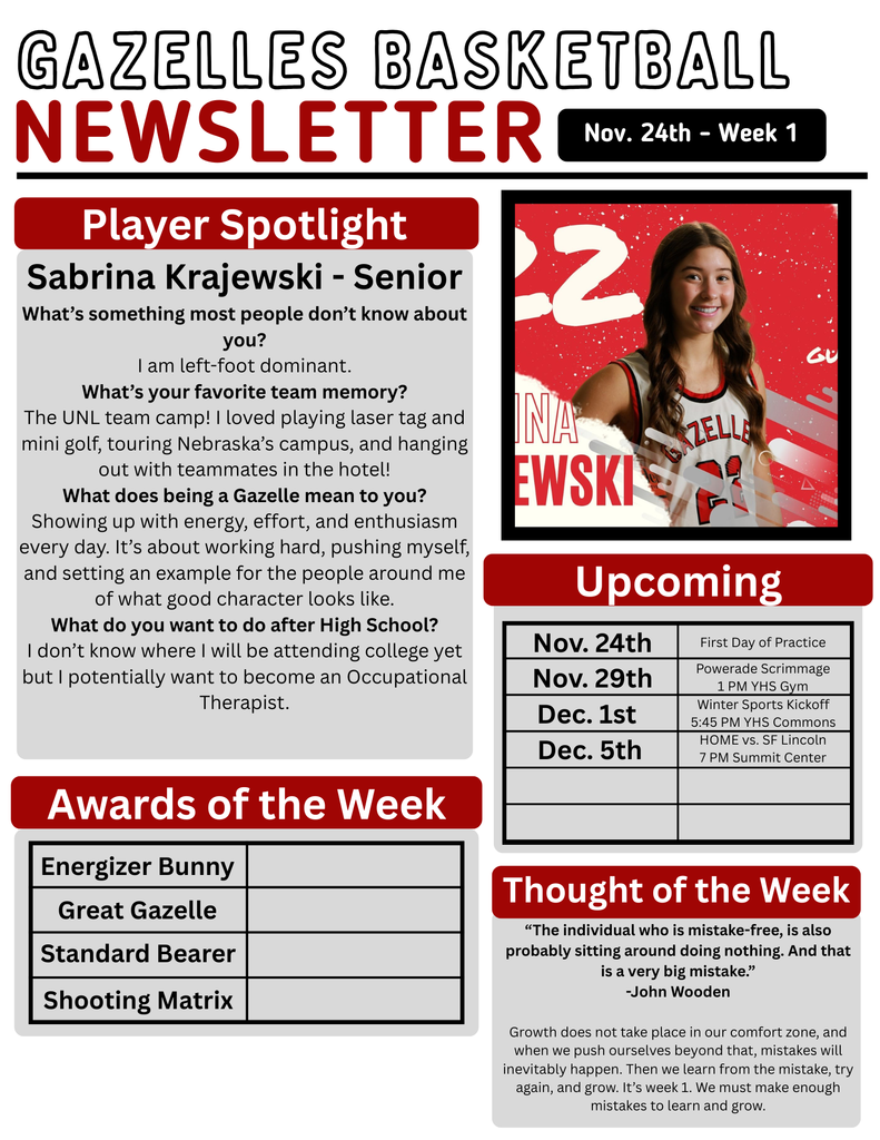 GBB Newsletter 11.24