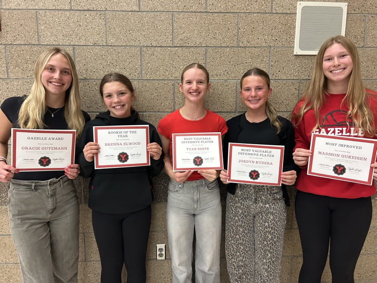 varsity VB Award winners