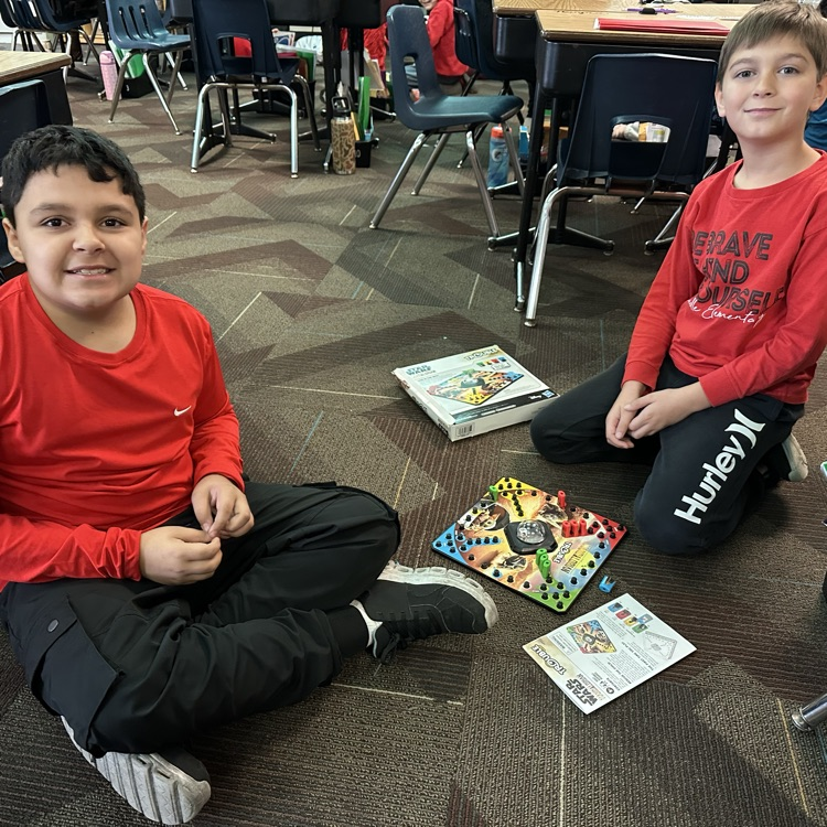 kids playing board and card games 