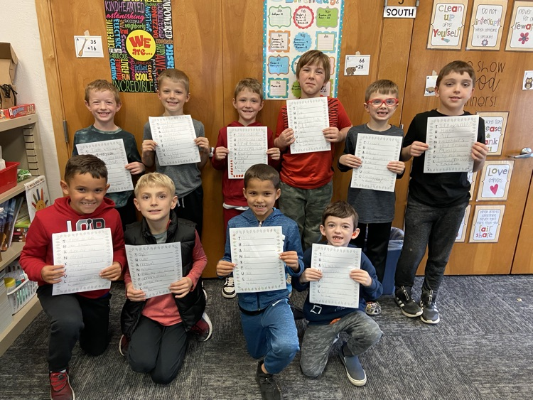 “Camp Thankful” was a success! Second graders at Beadle reviewed and practiced their skills, all while being thankful!