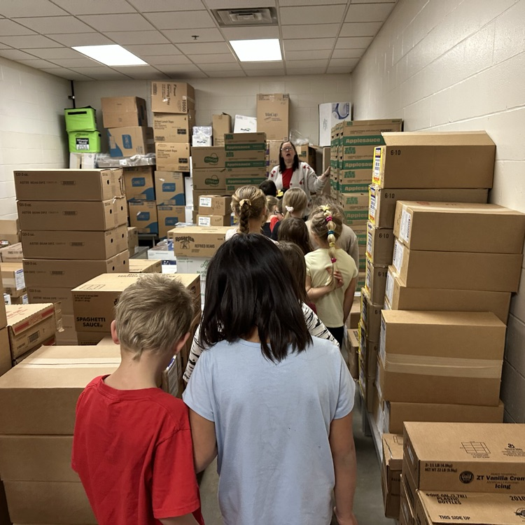 the food storage room