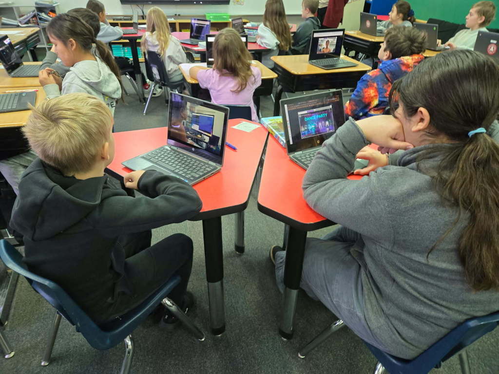 Listening to directions.