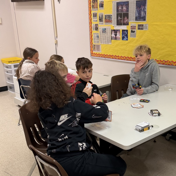 Drace is doing his student internship with fourth grade at Beadle through the YHS World of Work program. Today he played fraction games with a group of students from Mrs. Lukkes's class. The students look forward to working with Drace!