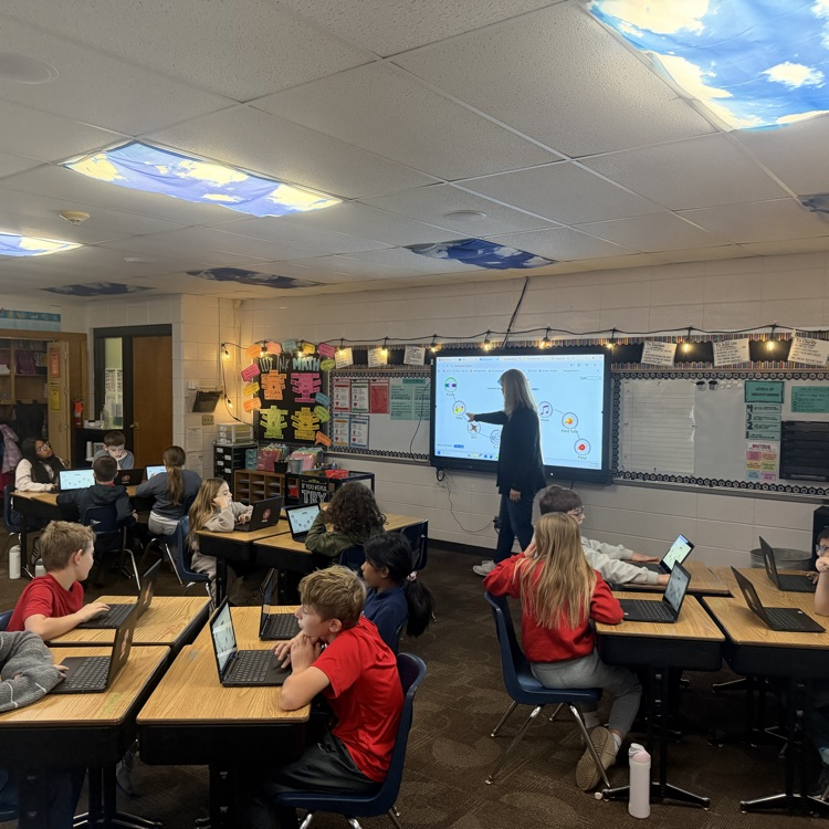 Mrs. Beste made our Friday fun! Fourth graders in Mrs. Lukkes's class at Beadle worked on their coding skills with the guidance from Mrs. Beste.
