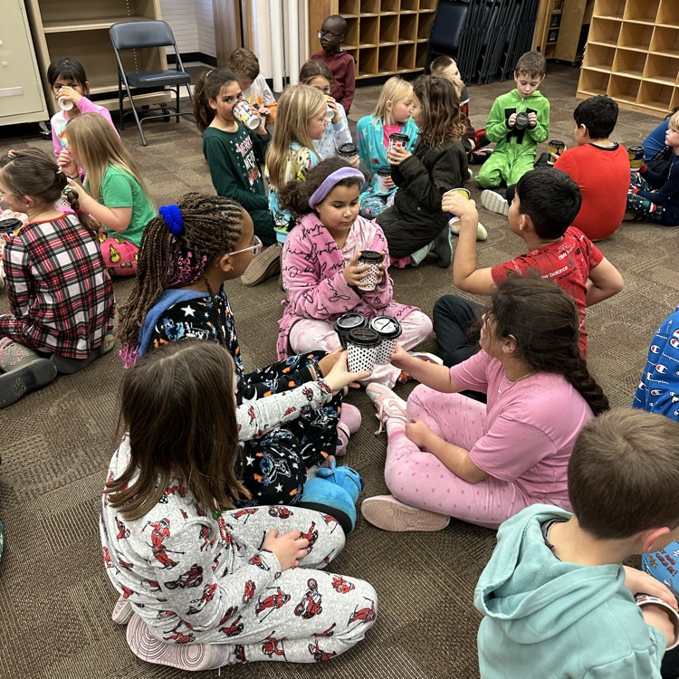 kids drinking hot chocolate
