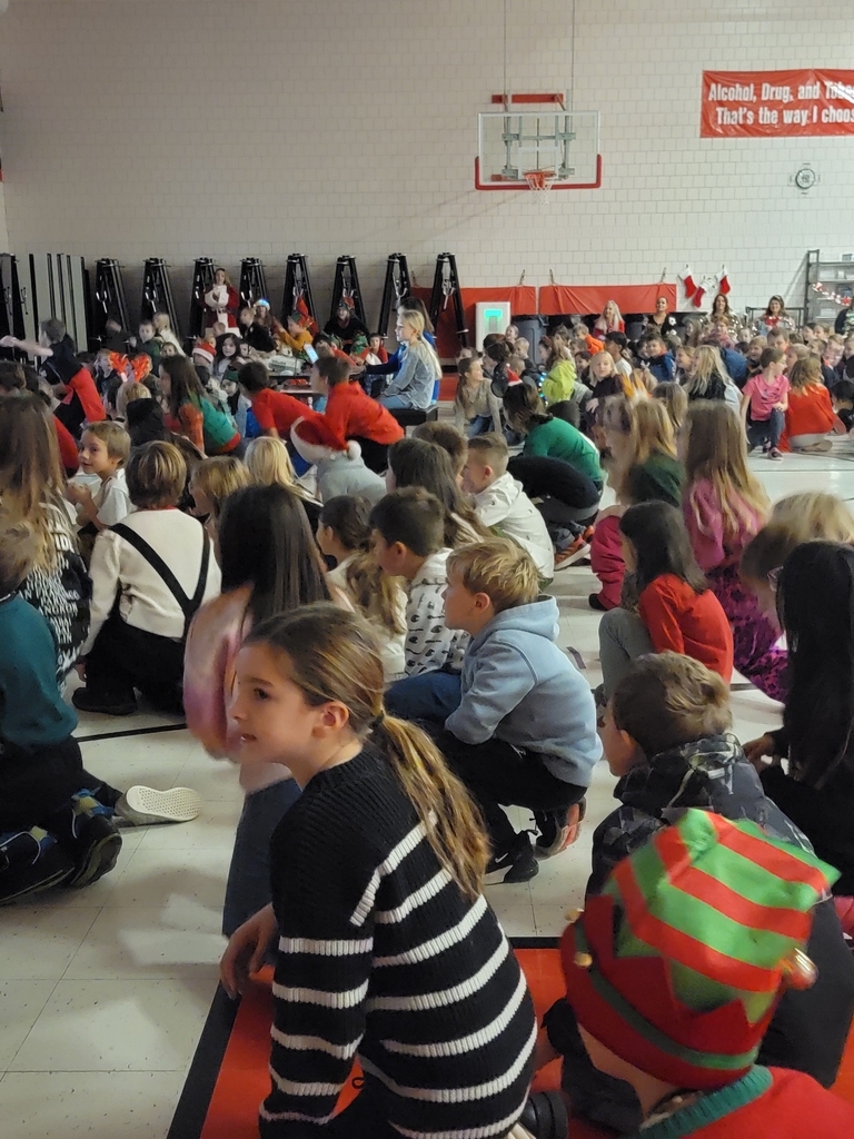 Students singing songs.