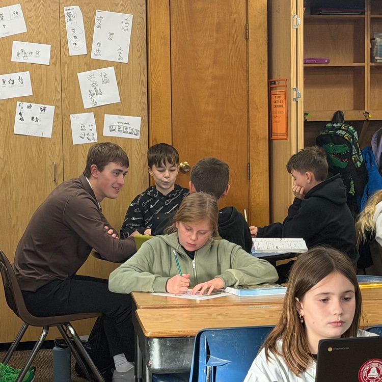 Drew Ryken, Yankton alumnus, took on the role of teacher today! Mr. Ryken did a fabulous job teaching math to Mrs. Lukkes's fourth graders at Beadle. We think he's going to be an amazing teacher!
