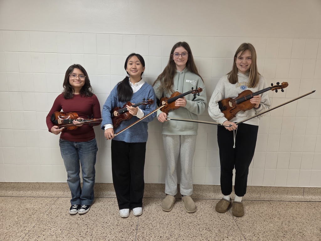 YMS 8th grade students accepted in this year's SD Middle School All State Orchestra 