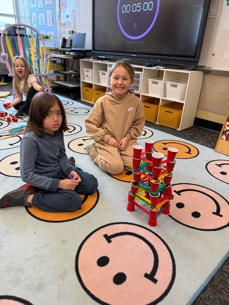 working together to build a tower