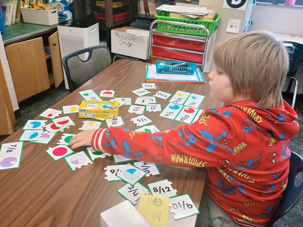 fraction matching game