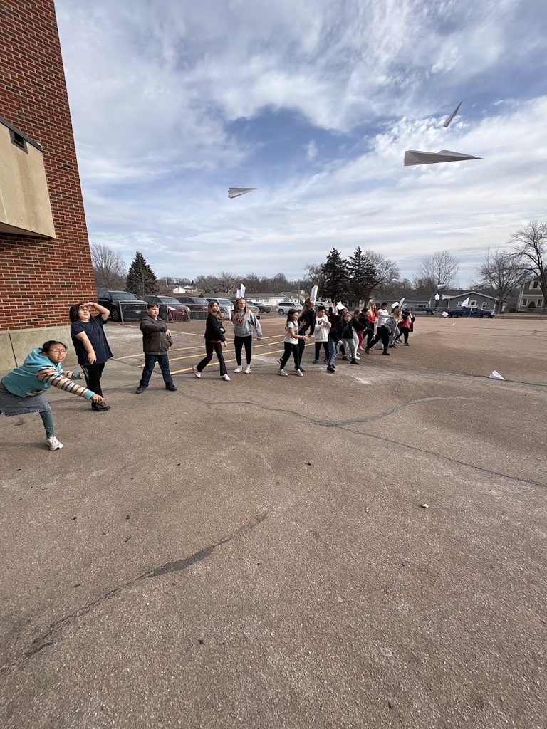 Launching our airplanes!
