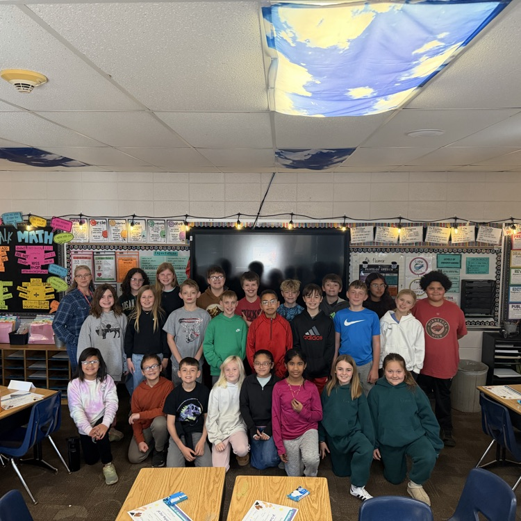 Mrs. Lukkes's fourth graders at Beadle looked forward to Junior Achievement each week. Thank you Dawn Atkins for meeting with us and being our Junior achievement volunteer! 