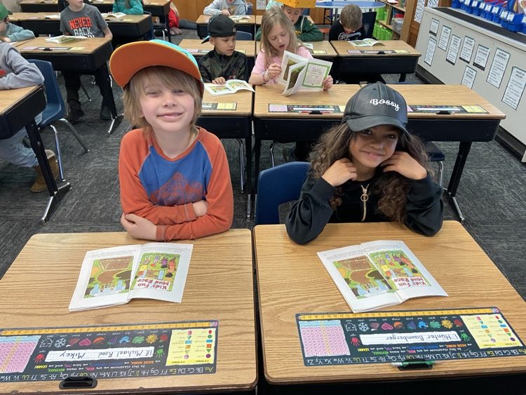 Hats off to reading! Beadle second graders had a great time celebrating Cat in the Hat Day during Read Across America Week.