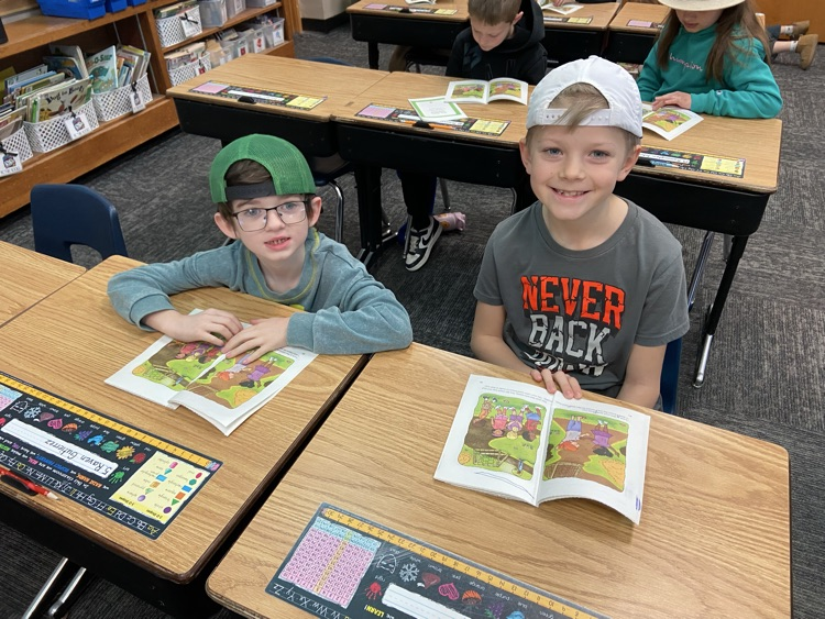 Hats off to reading! Beadle second graders had a great time celebrating Cat in the Hat Day during Read Across America Week.