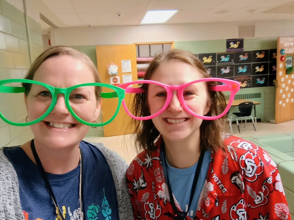 Wacky glasses for wacky Wednesday