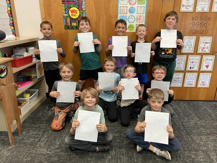 Second graders at Beadle had fun writing letters to family members. Now we’re ready to stamp and send them off in the mail from school! 