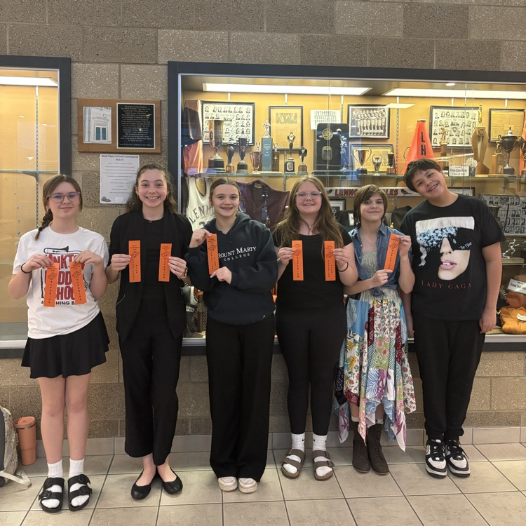 YMS Oral Interpretation Team at Lennox Middle School Oral Interp Invite