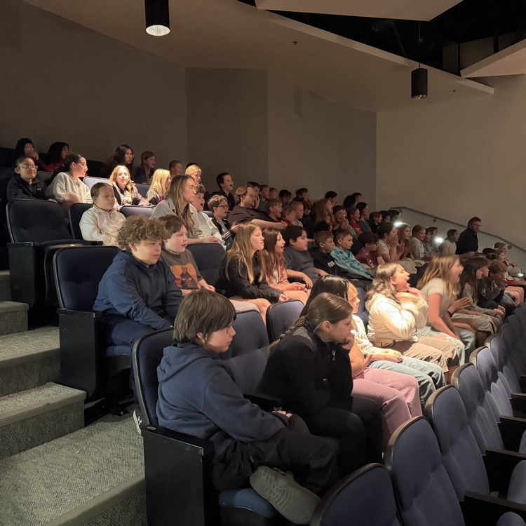 Beadle fourth graders at Annie. 