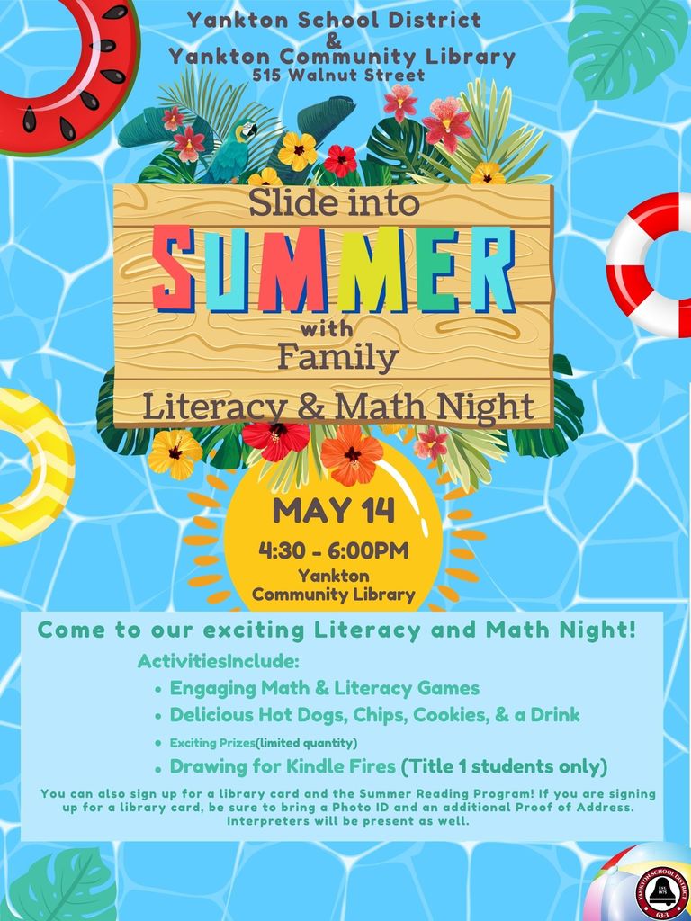 Title I Night on May 14th