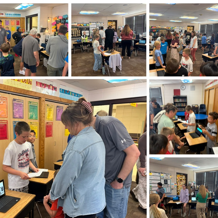 Beadle fourth graders in Mrs. Lukkes's class showed off their presentations about a Notable South Dakotan to their families and the Beadle 3rd graders.