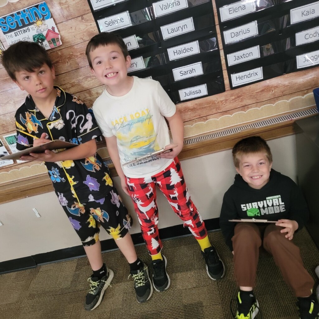 Students solving puzzles.