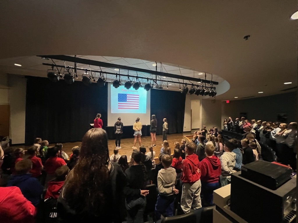 Saying the pledge together