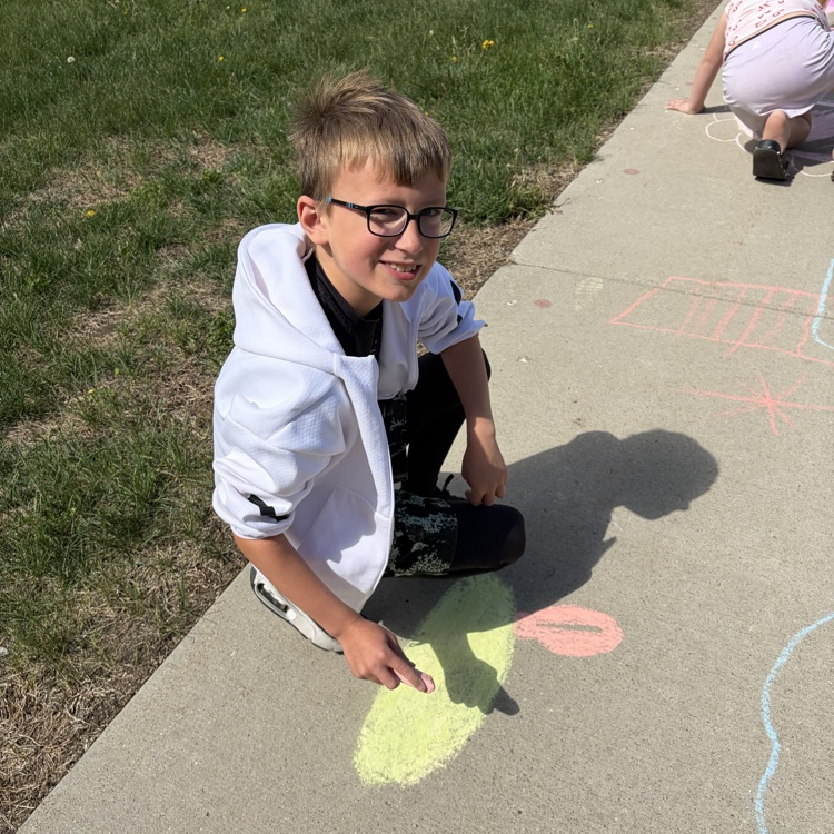 Beadle 2nd grade enjoying spring activities.