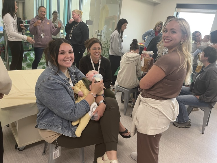 baby shower mingling