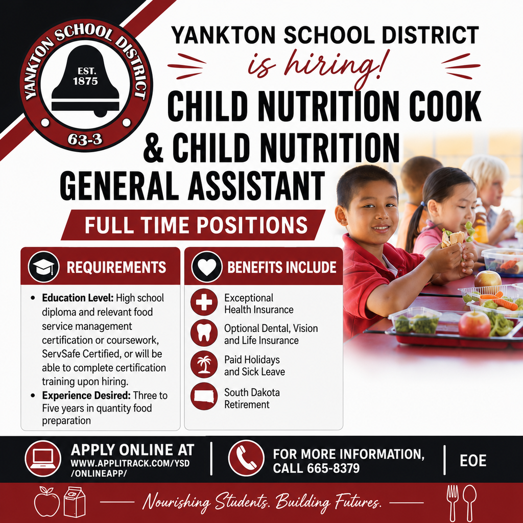 Child Nutrition Job Ad