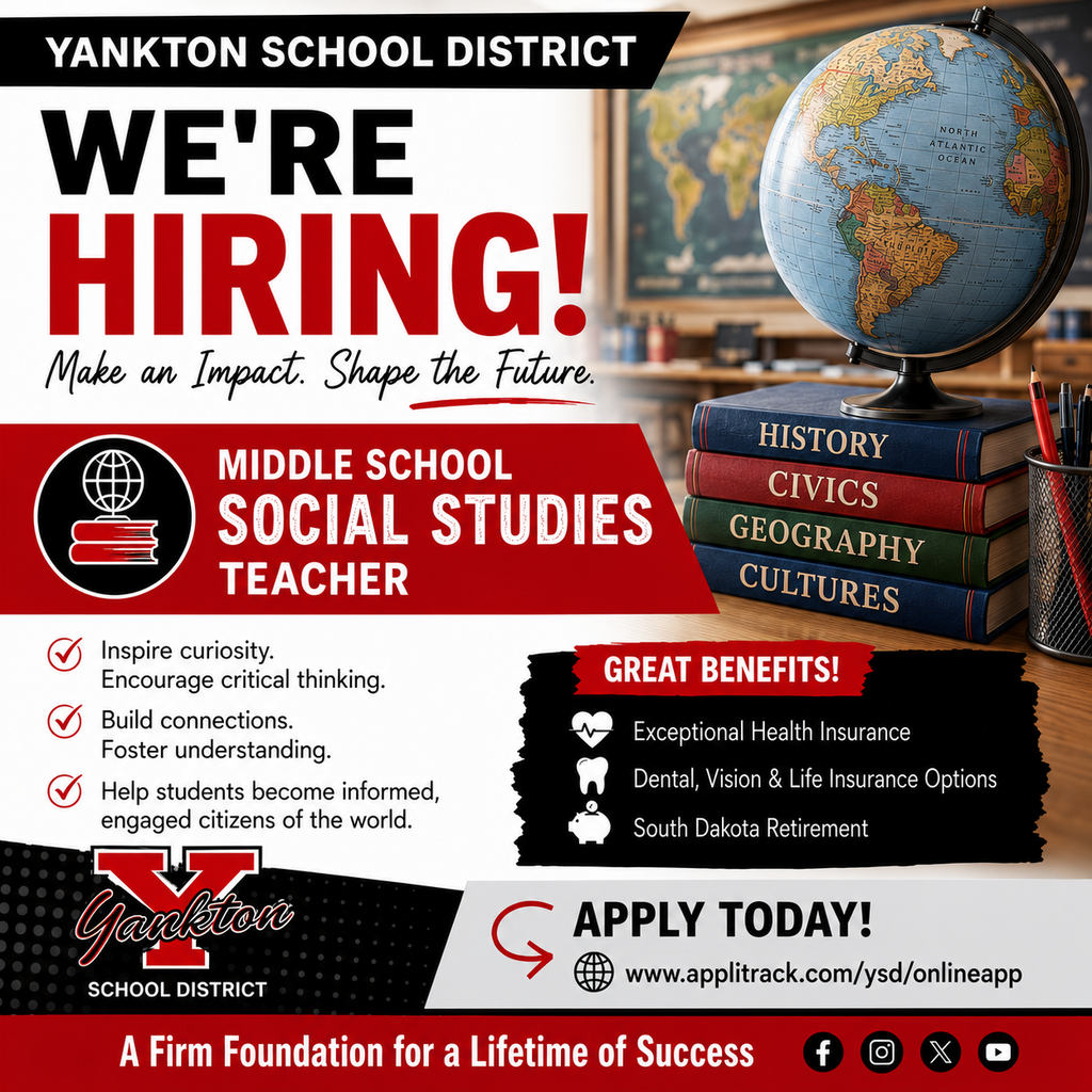 Social Studies Teacher Ad