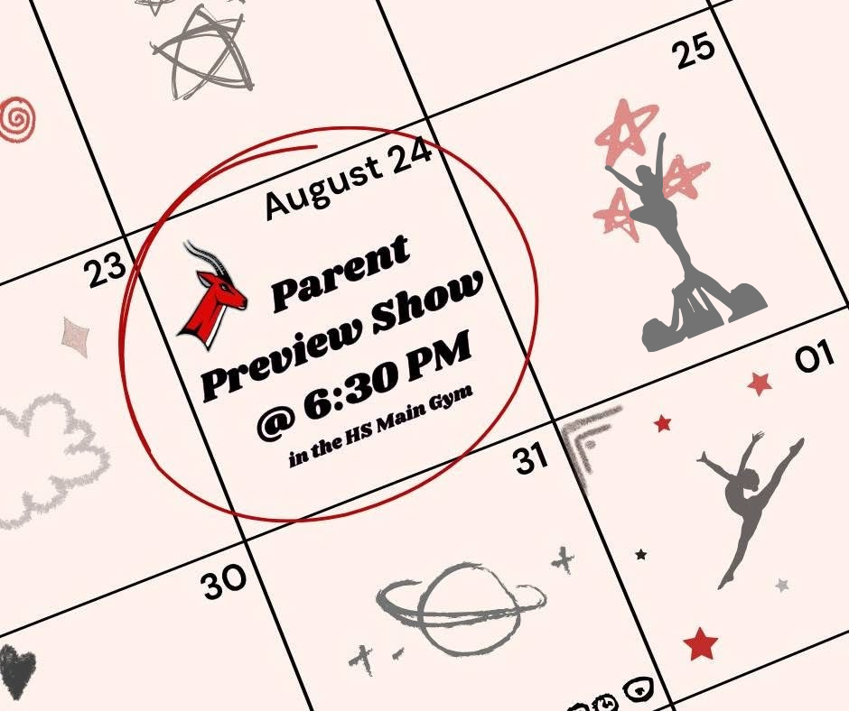 YHS  Cheer and Dance Parent Preview August 24th at 6:30 PM
