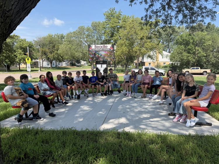 Mrs. Sayler's 5th Graders at Beadle had a great first day!