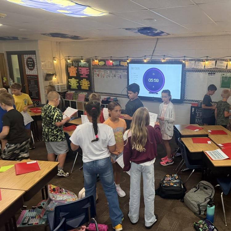 First two days are in the books! Fourth graders in Mrs. Lukkes's class have enjoyed activities focused on getting to know each other and teamwork! It's been a great start and we can't wait to see what the rest of the year brings!