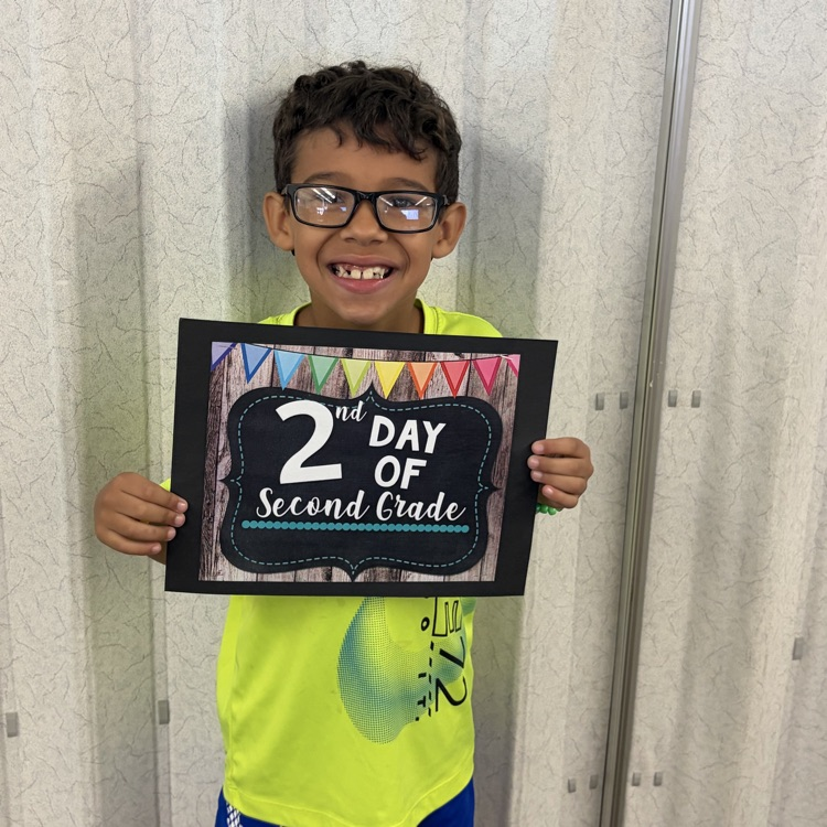 Second Day of Second Grade!!