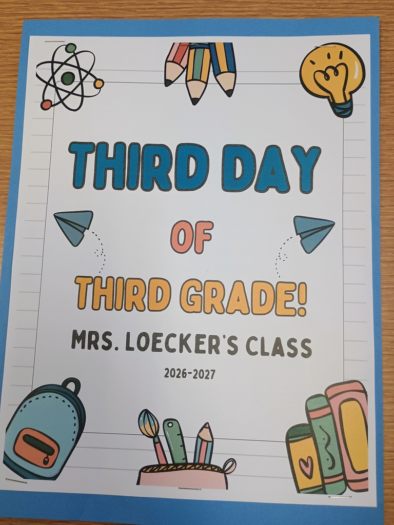 3rd day of 3rd grade