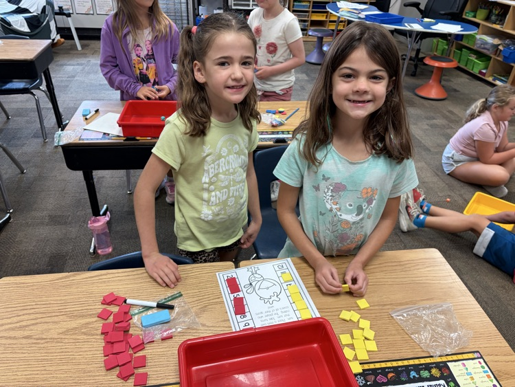 Math partner games are a favorite in Mrs. Krommenhoek’s class! 