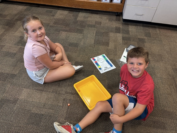 Math partner games are a favorite in Mrs. Krommenhoek’s class! 