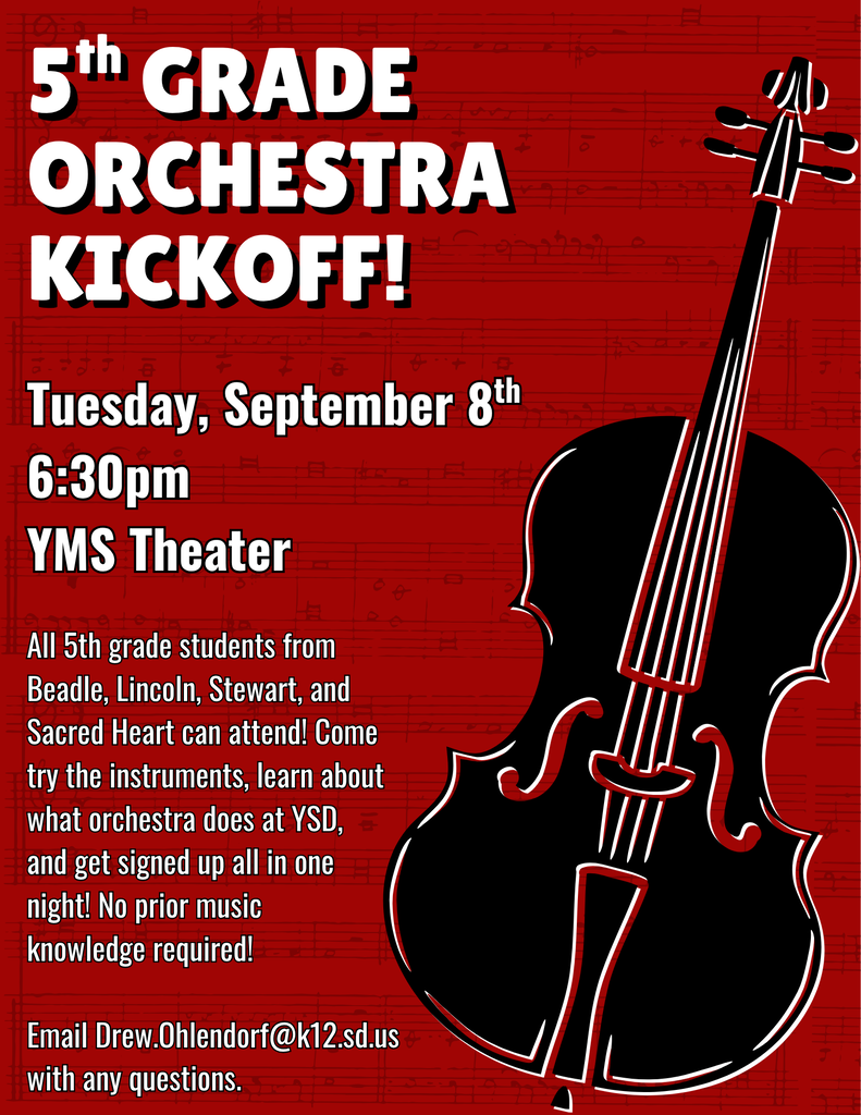 orchestra kickoff flyer